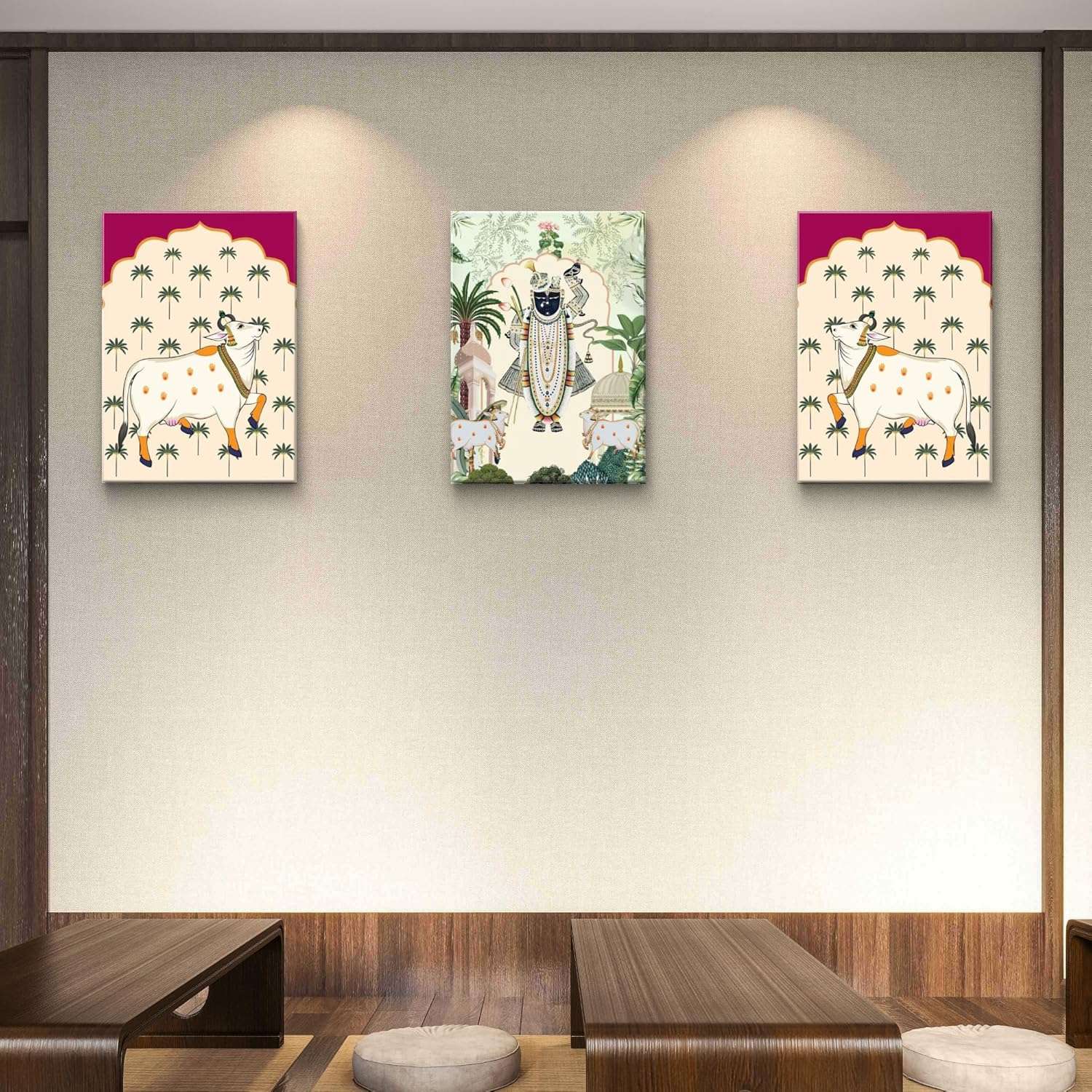 Pichwai Handmade Wall Painting - Image 5